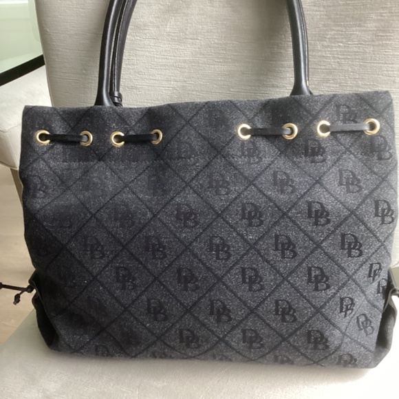 Dooney & Bourke Large black satchel monogram Tote Bag - Picture 2 of 11